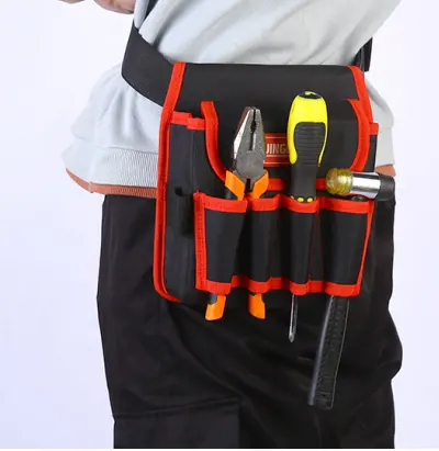 Bolso de lona kit de herramientas equipo bolsa Hardware lienzo portátil mantenimiento instalación electricista carpintería bolsa