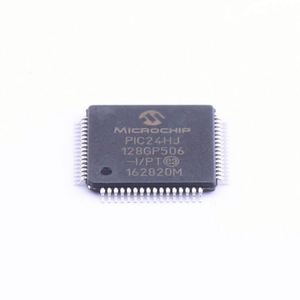 MCU 16-bit PIC24 PIC RISC 128KB Flash 3.3V 64-<b>Pin</b> TQFP Tray - Trays PIC24HJ128GP506-I/PT - Product Image 1