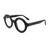 Monture de lunettes vintage ronde en acétate, montures optiques pour hommes et femmes en couleur olive perplexe
