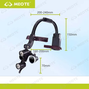 Lupa <span class=keywords><strong>Dental</strong></span> Lupa 5W LED Headlight Set 5 6 8x Lupas Binoculares <span class=keywords><strong>de</strong></span> gran aumento Negro Plata Azul Púrpura UE EE. UU. Enchufe - Product Image 5