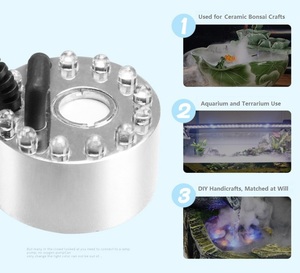 Atomizador para Acuario Pequeño con Luz LED, Generador de Niebla Jeneca, Cilindro de Plástico Ecológico, Silencioso, con Protección de Apagado Automático, para Uso en Interiores y Exteriores - Product Image 6