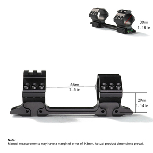 Montura de Visor Cantilever BANGBANG de 11 mm con Altura Central de 1.14 Pulgadas, Calibrador Horizontal, Resistente al Agua y a los Golpes - Product Image 5