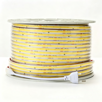 Bande LED COB 296 LED/m, étanche IP67, dimmable, télécommande, ruban flexible, ruban adhésif, découpable à 10 cm, décoration intérieure