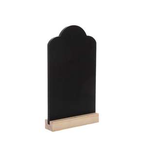 <span class=keywords><strong>Tableau</strong></span> noir de bureau avec base en bois <span class=keywords><strong>Tableau</strong></span> noir mat double face Support de panneau de <span class=keywords><strong>menu</strong></span> de barre acrylique <span class=keywords><strong>Tableau</strong></span> noir de message de bureau - Product Image 3