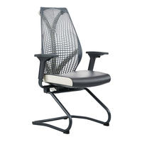 Chaises de bureau ergonomiques de conception Offre Spéciale avec la base fixe de traîneau en métal