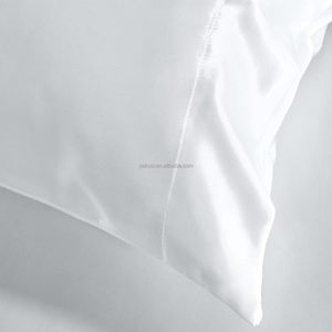 Lụa Satin Gối Nữ Hoàng Bộ 2 Mềm Gối Trường Hợp Mượt Sợi Nhỏ Giường Gối Bao Gồm Chống Nhăn Phong Bì Đóng Cửa - Product Image 6