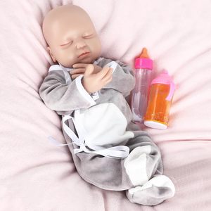 Poupée bébé en silicone de 15 pouces petites poupées reborn réalistes pour enfants - Product Image 1