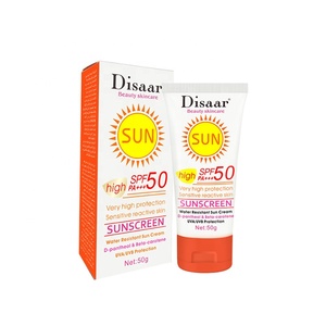 Disaar SPF 50 <span class=keywords><strong>Haute</strong></span> <span class=keywords><strong>Protection</strong></span> résistant à l'eau blanchissant crème <span class=keywords><strong>solaire</strong></span> avec tubes d'emballage - Product Image 1