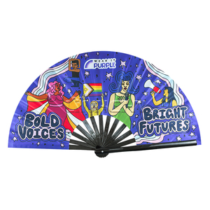 <span class=keywords><strong>2025</strong></span> New arrivals tay Fan tre Thủ công mỹ nghệ Clack gấp lớn người hâm mộ bán buôn biểu tượng tùy chỉnh clap popping foldable13inch Rave Fan - Product Image 4