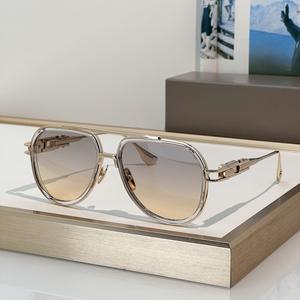 Gafas de Sol de Diseño Piloto con Doble Puente, Montura Metálica, Lentes Azules Degradados, Protección UV400, Unisex, para Conducir, Actividades al Aire Libre, Gafas de Moda de Alta Calidad - Product Image 2