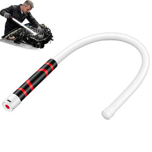 Linterna LED Flexible Recargable por <span class=keywords><strong>USB</strong></span> de 27 Pulgadas (69 cm), Portátil, 500 Lúmenes, Luz de Trabajo para Reparación de Automóviles con Base Magnética - Product Image 1