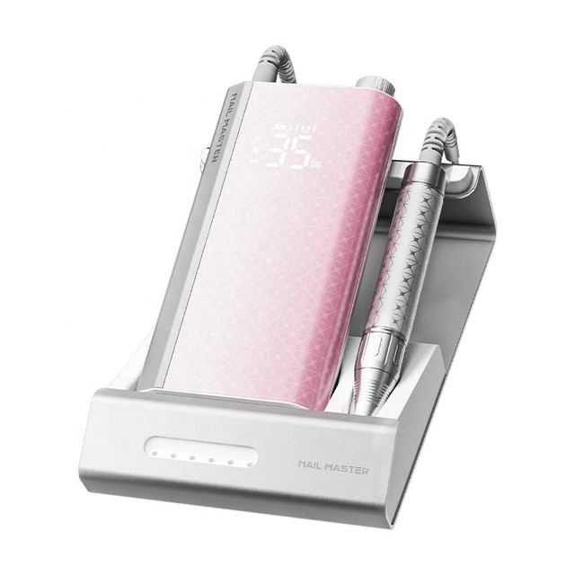 2032 Type-C Brushless Portable Electric Nail Polisher Cordless Nail File Rechargeable Nail Drill Machine Professional for Salon