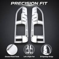 Accessoires automobiles en ABS chromé pour Toyota HIACE Commuter 2016-2018, couvre-feux arrière, design 3D, garniture de feux arrière PERU
