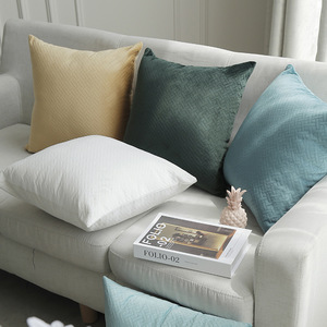 Funda de Almohada Moderna de Tela, Color Sólido, Cuadrada, de Algodón y Lino, Decoración del Hogar, Estilo Nórdico, Transpirable, para Sofá y Dormitorio - Product Image 3