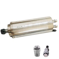 Kit de broche de travail du bois haute Performance 1.5KW & 2.2KW VFD refroidi à l'eau et accessoires broche de Machine-outil de Performance
