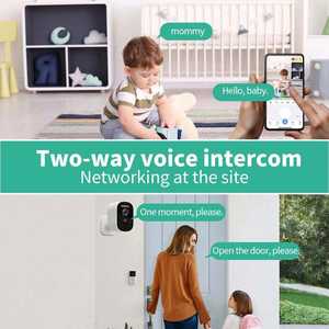 Cámara WiFi Shuzhi 2.5K con Batería, Cámara <span class=keywords><strong>de</strong></span> Seguridad Exterior con Visión Nocturna y Reflector, Cámara CCTV Inalámbrica para el Hogar - Product Image 2