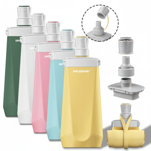 Botellas de Agua Plegables Duraderas y Ligeras, a Prueba de Fugas, Reutilizables, Libres de BPA, de Silicona - Product Image 1