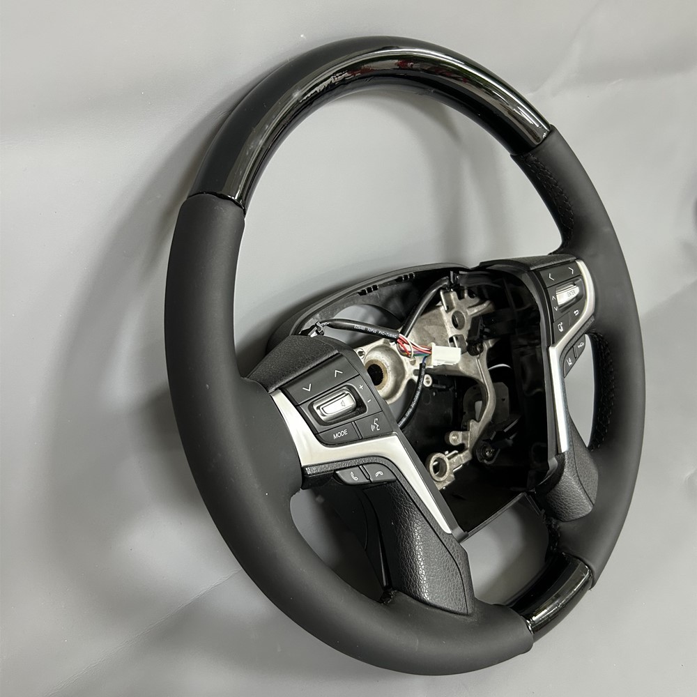 Assembly Complete Peach Wood Steering Wheel (Toyota Fitment), photo 4