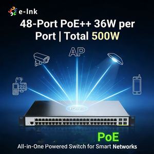 Switch Administrado L2+ de 48 Puertos 10/100/1000T 802.3at PoE + 4 Puertos 100/1000X SFP con Soporte VLAN - Product Image 1