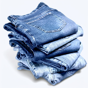 Jeans de Mujer Personalizados de Marca, Estilo Vintage, Pierna Recta, Algodón y Spandex, Cintura Media, Cierre de Cremallera, Ecológicos, Transpirables, Lavados para Otoño - Product Image 1
