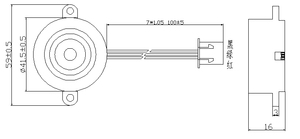 AT4230DL สัญญาณเตือนภัยความปลอดภัย5V สัญญาณเตือนเพียโซอิเล็กทริกต่อเนื่องเสียงสำหรับไซเรน - Product Image 6