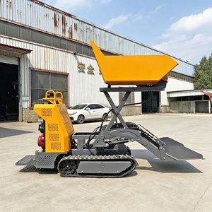 Small Lifting Dump Truck Handling Farm Orchard Transport Dump Truck Hydraulic Crawler Transporter - Product Image 6