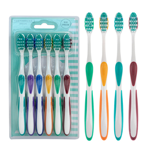 Dành cho người lớn Nhà Sử dụng OEM nhà sản xuất mềm lông người lớn bàn chải đánh răng trong tùy chỉnh vỉ nhựa Hướng dẫn sử dụng bàn chải đánh răng - Product Image 5