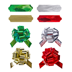 Nơ kim loại trang trí gói quà bề mặt bóng đẹp giá rẻ có sẵn trong kho - Product Image 1