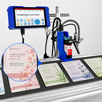 Máquina de Codificación por Inyección de Tinta Industrial de 12.7mm, Impresora Automática de Fecha y Lote para Línea de Producción de Envasado de Alimentos, Bebidas y Cosméticos