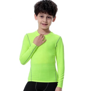 Tùy Chỉnh Cậu Bé Của Nén Áo Sơ Mi Dài Tay Áo Áo Thun Tập Thể Dục Tops Rashguard Tập Thể Dục Trẻ Em Thể Thao T Áo Sơ Mi Trẻ Em Phòng Tập Thể Dục Áo Sơ Mi Train - Product Image 1