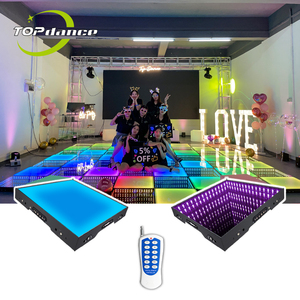 Panel Magnético con Espejo Infinito, Pantalla LED <span class=keywords><strong>3D</strong></span> de Píxeles, Luces para Pista de Baile, para Bodas, Discotecas, Fiestas, en Oferta - Product Image 2