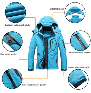 Veste de Ski pour femmes personnalisée haute Performance imperméable isolé Snowboard hiver chaud coupe-vent montagne extérieur <span class=keywords><strong>manteau</strong></span> de <span class=keywords><strong>neige</strong></span> - Product Image 3