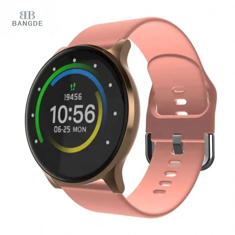 OEM Smartwatch HT06รอบนาฬิกาสมาร์ทหน้าจอสัมผัสเต็มอัตราการเต้นหัวใจความดันโลหิตสร้อยข้อมือสมาร์ทกันน้ำ