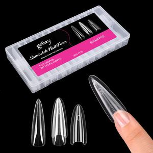 Outil d'Extension d'Ongles Double Face Haut et Bas Dual <span class=keywords><strong>Form</strong></span> Logo Personnalisé 2 en 1 Dual <span class=keywords><strong>Form</strong></span> Sandwich pour Ongles - Product Image 4