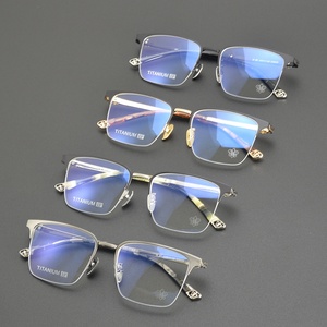 <span class=keywords><strong>2025</strong></span> New Acetate Đen hỗn hợp màu vuông văn phòng kinh doanh Titan NỬA KHUNG điện Antique Sao bán buôn Kính đọc sách khung - Product Image 2