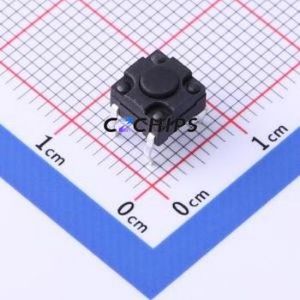 TSG001A04326A Tactile Switch Through hole Component (THT) Switch Round Button 2.6N Through Hole 6.15mm - Product Image 1