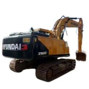 Excavatrice hydraulique sur chenilles Hyundai 215VS d'occasion avec moteur et pompe KOOP/CHANGCHAI haute performance inclus, bon état - Product Image 1