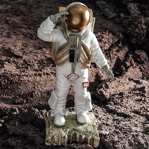 Astronaut Resin Sculpture Home Decor Artistic Space Ornament For Interior Decoration - Product Image 2