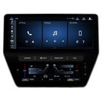 Radio Multimedia con Navegación GPS, Pantalla Táctil Android IPS de 22 Pulgadas, CarPlay Inalámbrico y DSP para Quattroporte M156 2013-2020
