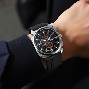 Reloj de Pulsera Personalizado para Hombre, Resistente al Agua, con Movimiento de Cuarzo, Caja de Aleación, Correa Acrílica, Esfera con Agujas, Estilo Casual y Moderno, BB05 - Product Image 4