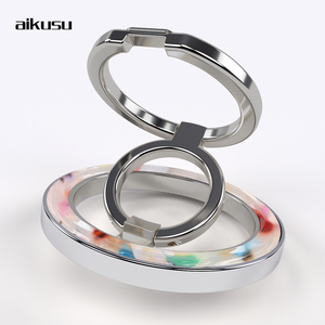 Aikusu エポキシ ゴールデン 二つ折り カメラ ファンショット ポップソケッツ カスタムキュート フィンガースティッキーホルダー マグネット式 モバイルフォングリップ - Product Image 3