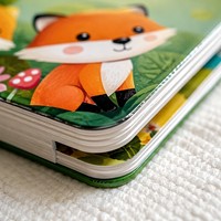 Mini livre de poche HD anti-décoloration au design créatif, impression accrocheuse, logo couleur personnalisé