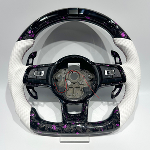 Venta Directa de Fábrica de Volantes Personalizados de Cuero Genuino para Golf MK4 MK5 MK6 MK7, Volantes de Fibra de Carbono - Product Image 2