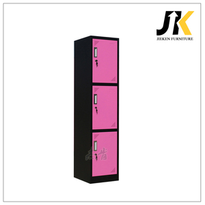 <span class=keywords><strong>Armadietto</strong></span> in Acciaio a 3 Ante Singole, Durevole ed Economico, Piccolo <span class=keywords><strong>Armadietto</strong></span> per Spogliatoio, Armadio Metallico Verticale per Palestra - Product Image 5