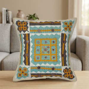 Fundas de cojín y almohada con recorte cuadrado bordado multicolor estilo bohemio diseño bohemio para uso en el hogar, Hotel, Hospital - Product Image 3
