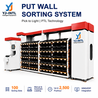 Máquina Clasificadora Automática de Paquetes de Alta Velocidad, Sistema de Clasificación de Paquetes con Bandejas Automáticas, Robot Clasificador, 2500 Piezas/H, 100 Ranuras