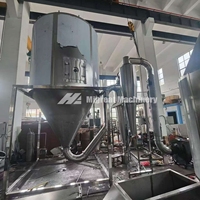 Sécheur par pulvérisation centrifuge rotatif automatique en acier inoxydable à haute efficacité pour le traitement continu du lait et du lait de coco