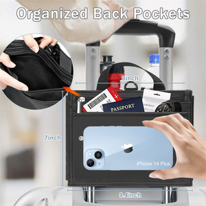 Support <span class=keywords><strong>de</strong></span> tasse 3-en-1 réutilisable et pratique pour bagages, accessoire <span class=keywords><strong>de</strong></span> voyage à fixer sur valise - Product Image 3