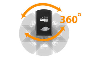 Luz de Bicicleta Compacta de 17 Lúmenes, Impermeable, con Sensor de Brillo Automático, Recargable por USB, IP68, Multimodo, LED, de Plástico, para Ciclismo y Desplazamientos - Product Image 5