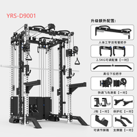 Système de poulies doubles réglables en métal pour la musculation à domicile, machine de tirage vertical mural, station de fitness pour le dos avec charge par plaques